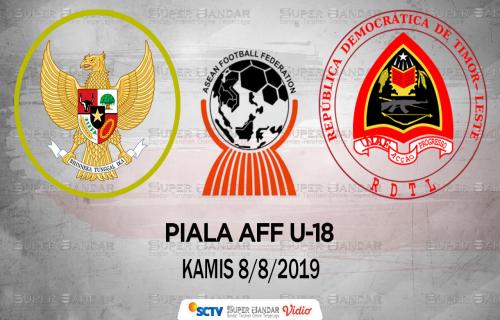 Jadwal Siaran Piala AFF U-18 2019: Timnas Indonesia U-18 Vs Timor Leste